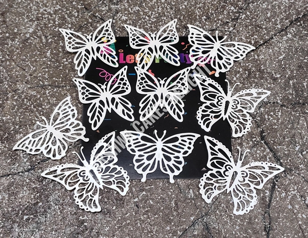 NON EDIBLE BUTTERFLY - WHITE