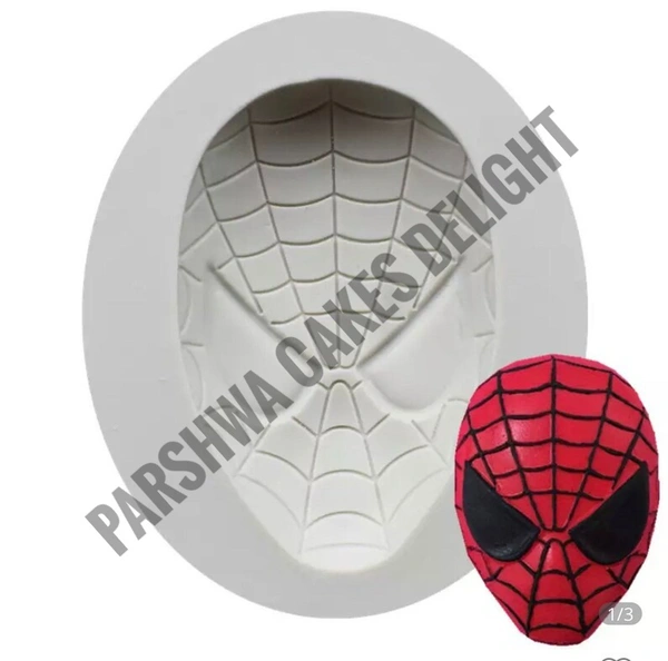 Spiderman Face Silicone Mould