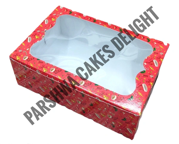 Christmas Cupcake Box - Delight 3, 10 Pcs Pack, 6 Cavity