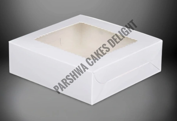 Brownie Box - Four Brownie, White, 10 Pcs Pack