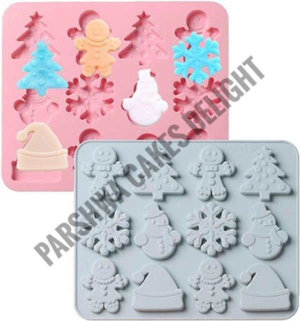 Christmas Mould - 12 Cavity