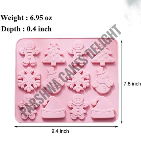 Christmas Mould - 12 Cavity