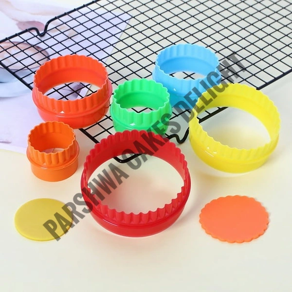  Circle Shape Cookie Cutter - 5 Pcs