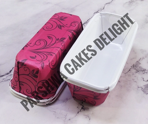 Thick Bake and Serve Plumpy Mould - Plum Cake Tea Cake - Loaf Tray  - Delight 8, 10 Pcs Pack