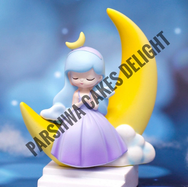 Moon Girl Toy For Cake Decoration - 1 Pc, Delight 2