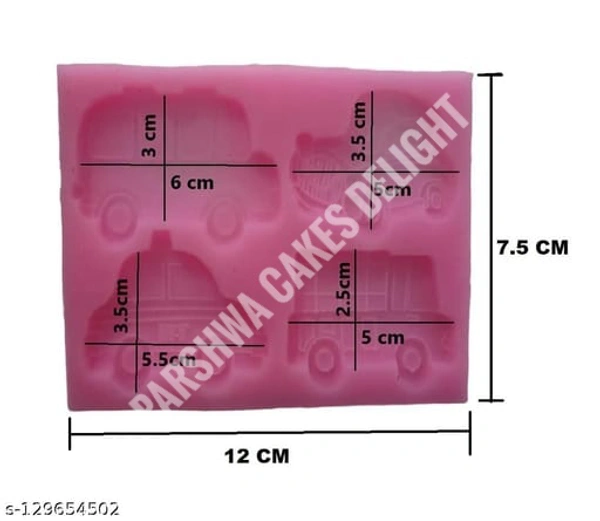 Car Fondant Mould - 1 Pc