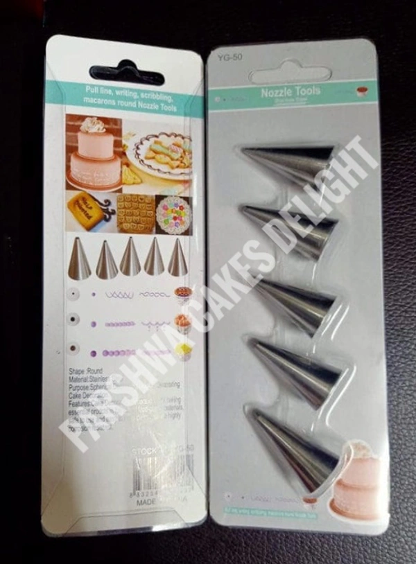 Icing Noozle Set - 5 Pcs Set