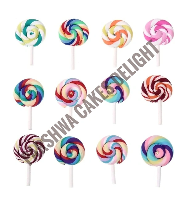 Pvc Candy Topper - 2 Pcs Pack, Assorted Shade