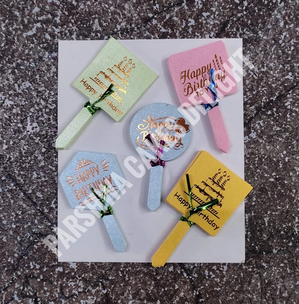 HBD PAPER TAGS - Apporx 50Pcs