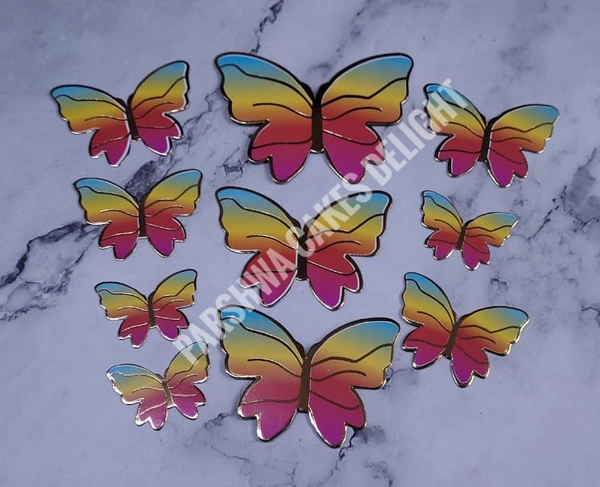 PAPER BUTTERFLY - 10 Pcs, Delight 7