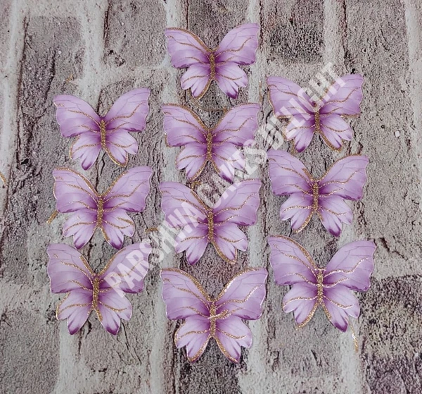 Non Edible Butterfly - Design 13, Purple
