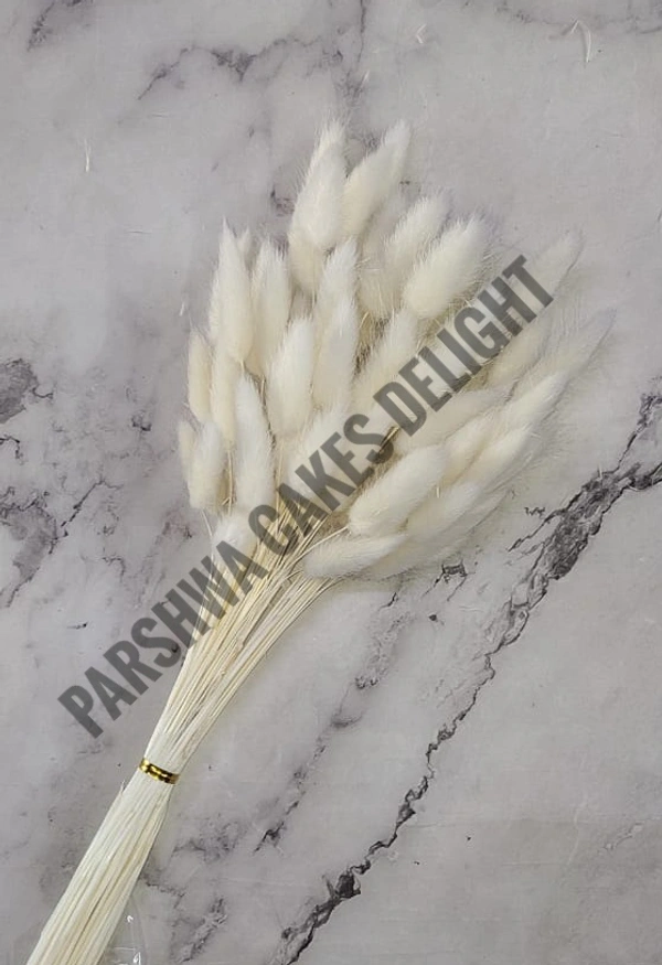 Bunny Tails For Cake Decoration  - Delight 10, 10 Pcs, White