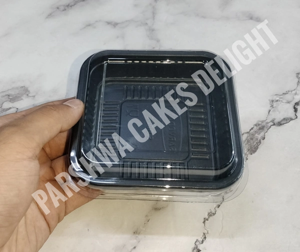 Pvc Brownie Box - 10 Pcs Pack, 4*4 Inches