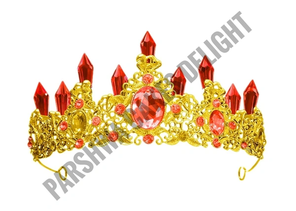 Full Metal Crown - 1 Pc, Red