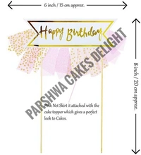 Flag Topper - Pink, Delight 2, 1 Pc