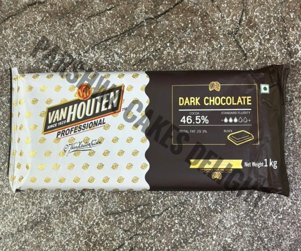 Vanhouten Dark Chocolate 46.5% - 1Kg