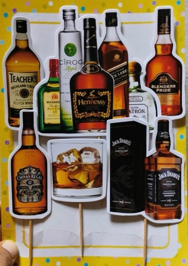 Theme Topper - Bottles, DESIGN 31