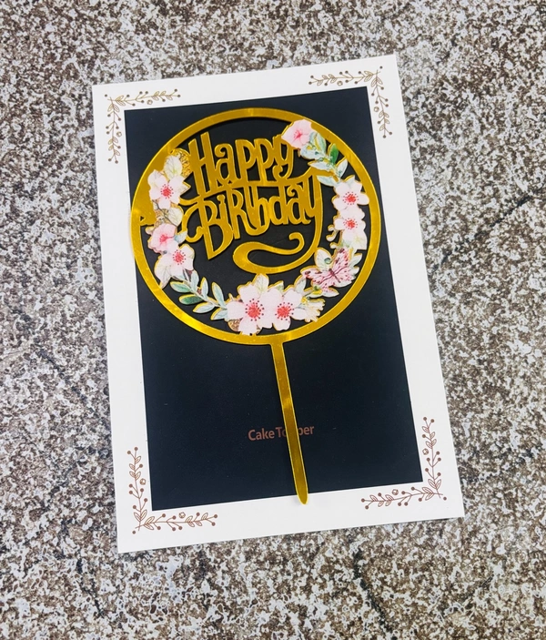 FLORAL TOPPER - DESIGN 3