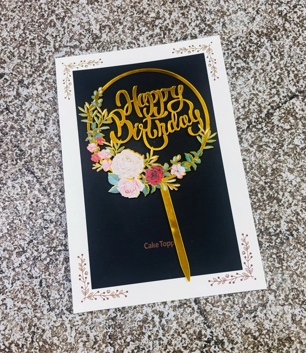 FLORAL TOPPER - DESIGN 4