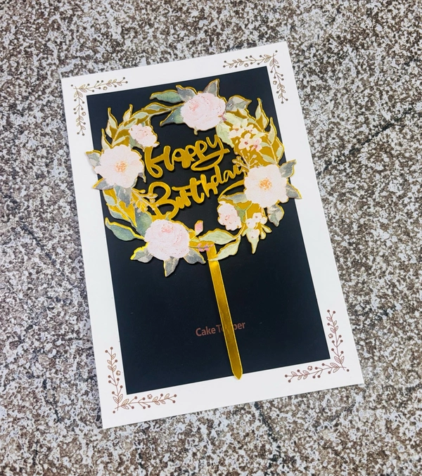 FLORAL TOPPER - DESIGN 5
