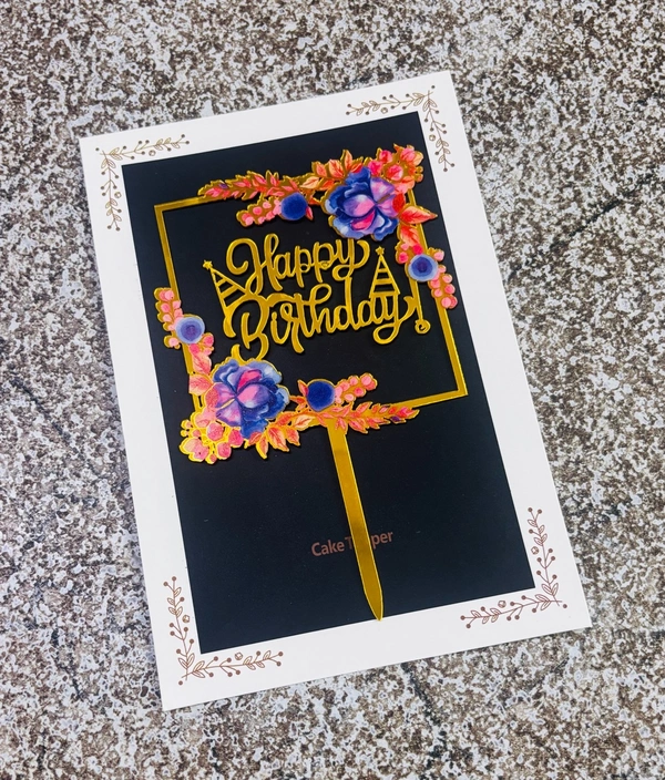 FLORAL TOPPER - DESIGN 11
