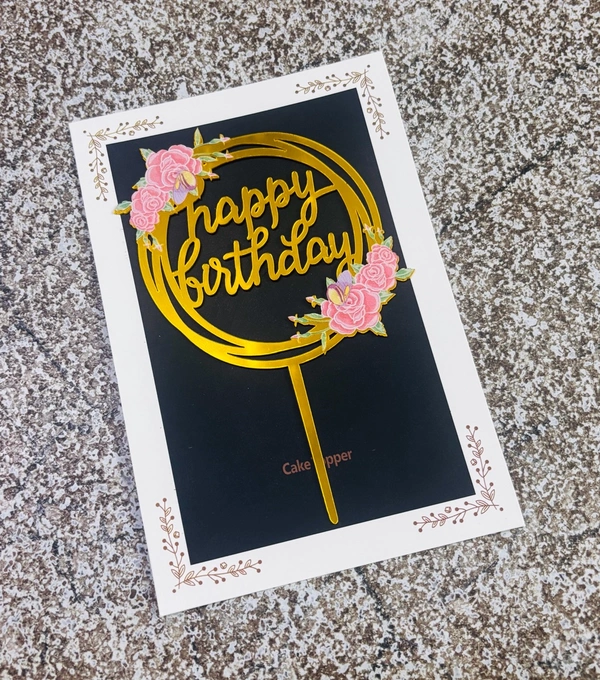 FLORAL TOPPER - DESIGN 12