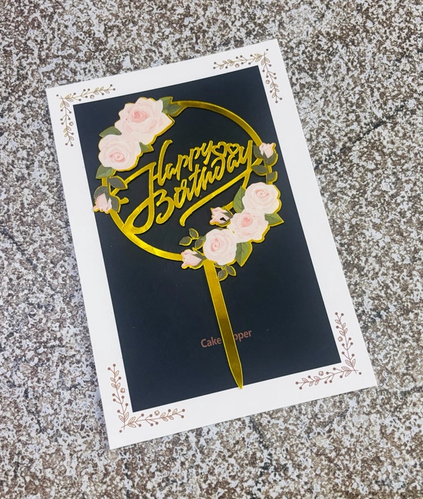 FLORAL TOPPER - DESIGN 13