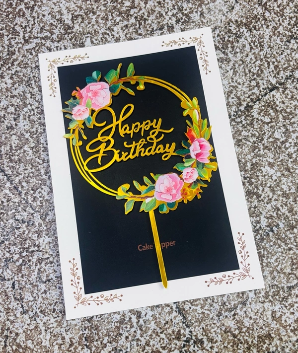 FLORAL TOPPER - DESIGN 14