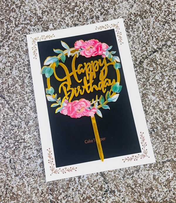 FLORAL TOPPER - DESIGN 16