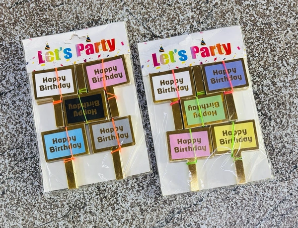 HBD PAPER TAGS - WHITE & MULTI SHADE, APPROX 90-100 PCS