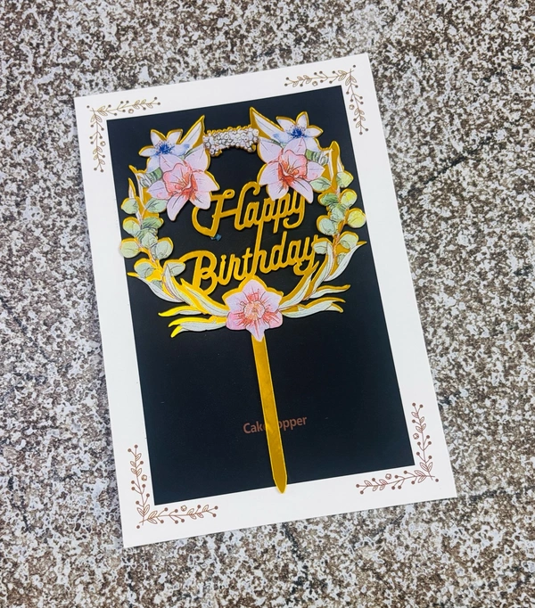 FLORAL TOPPER - DESIGN 18