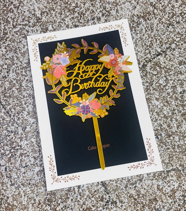 FLORAL TOPPER - DESIGN 19