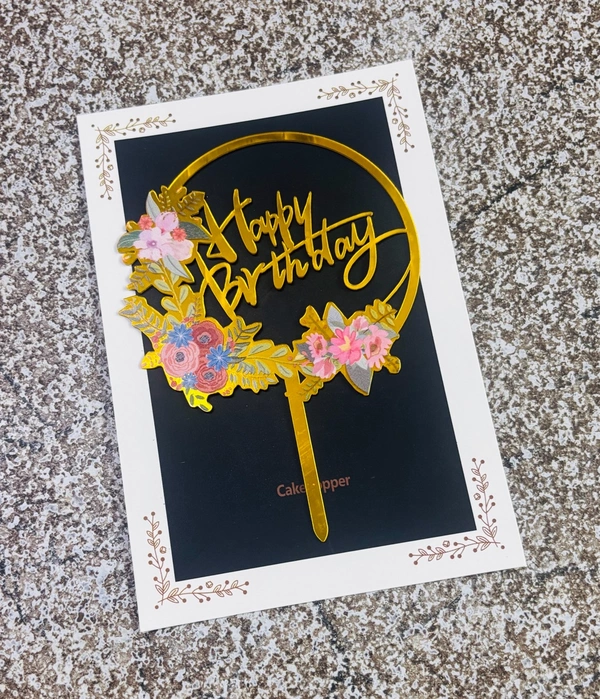FLORAL TOPPER - DESIGN 20