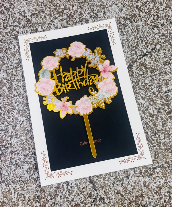 FLORAL TOPPER - DESIGN 22