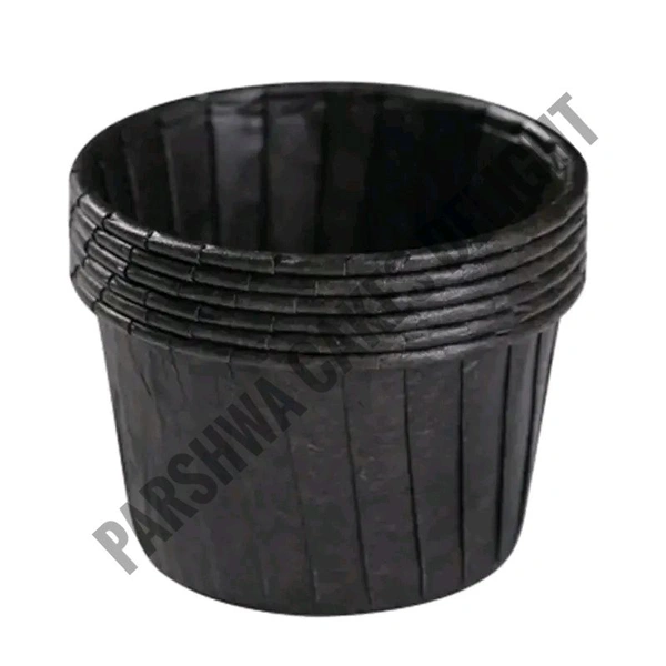 Baking Cups - 50pcs, Black