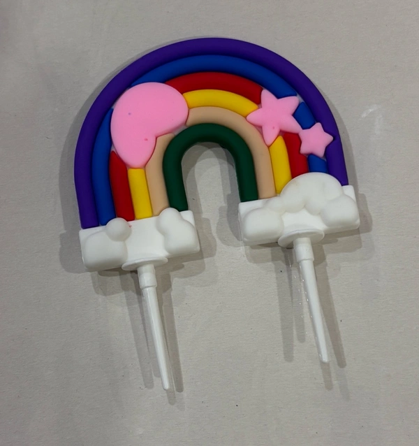 Rainbow Topper  - Delight 6, 1 Pc