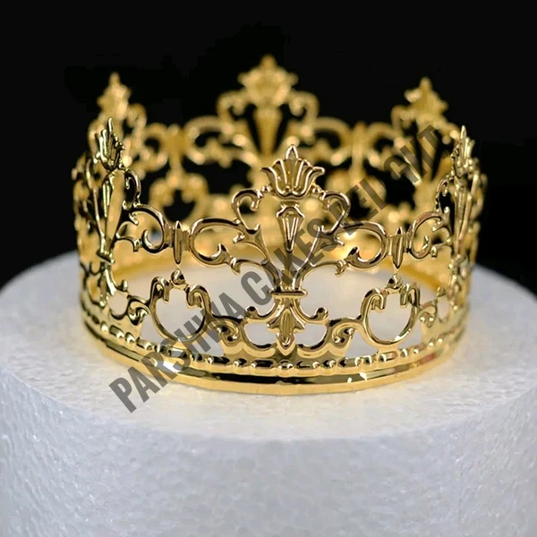 Imported Crown Topper - Gold, 1 Pc
