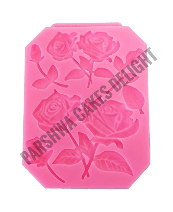 Rose Fondant Mould - 1 Pc