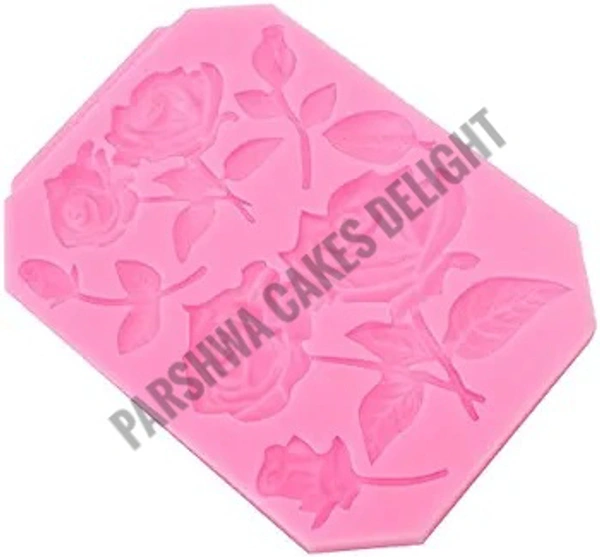 Rose Fondant Mould - 1 Pc