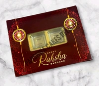Rakhi Chocolate Box - Red, 12 Cavity, 5 Pcs Pack