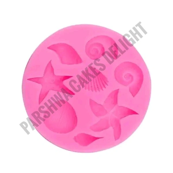 Sea Theme Fondant Mould - 1 Pc