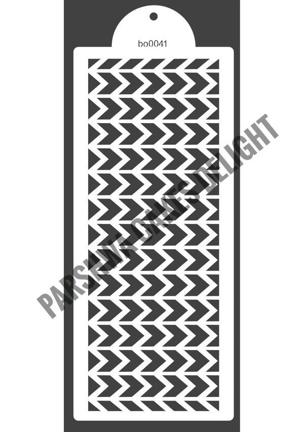 CAKE STENCIL - 0041, 39*15 CM