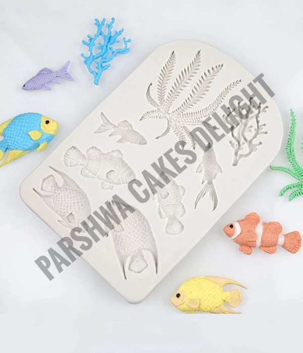 Sea Life Fondant Mould - 1 Pc