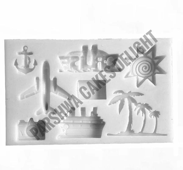 Traveller Theme Fondant Mould  - 1 Pc