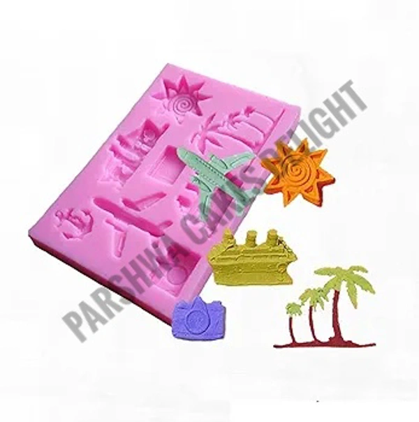 Traveller Theme Fondant Mould  - 1 Pc