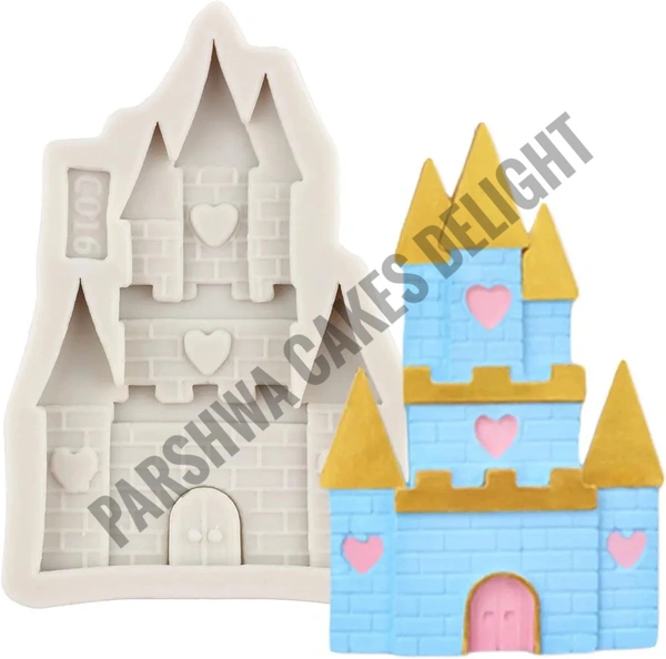 Castle Fondant Mould - 1 Pc