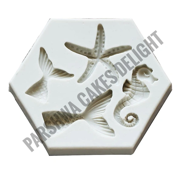 Fish Tail Mould - 4 In 1