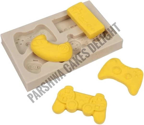 Game Controller Silicone Fondant Mould - 4 In 1