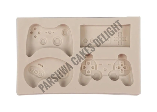 Game Controller Silicone Fondant Mould - 4 In 1