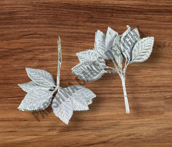 Artificial Silver Leaf - Small, Approx 20 Pcs